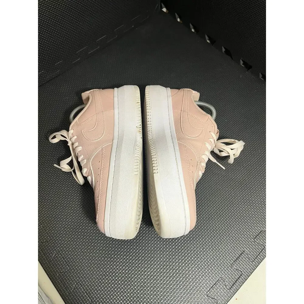 Nike Women Court‎ Vision Alta Platform Shoe Size 11 Pink Oxford DM0113-600